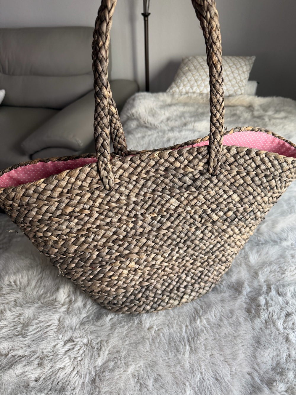 J.Crew straw bag. - Picture 2 of 10